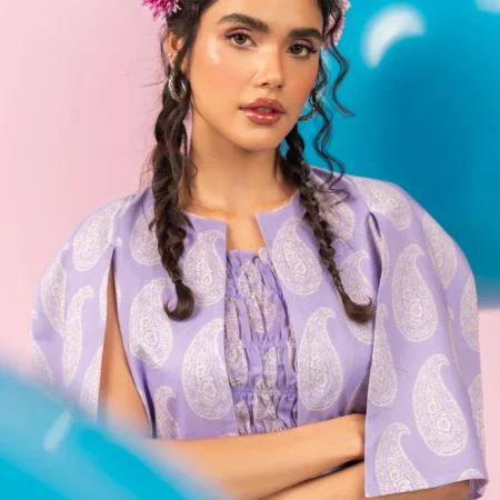 3 Pc Printed Lawn Suit With Printed Lawn Dupatta